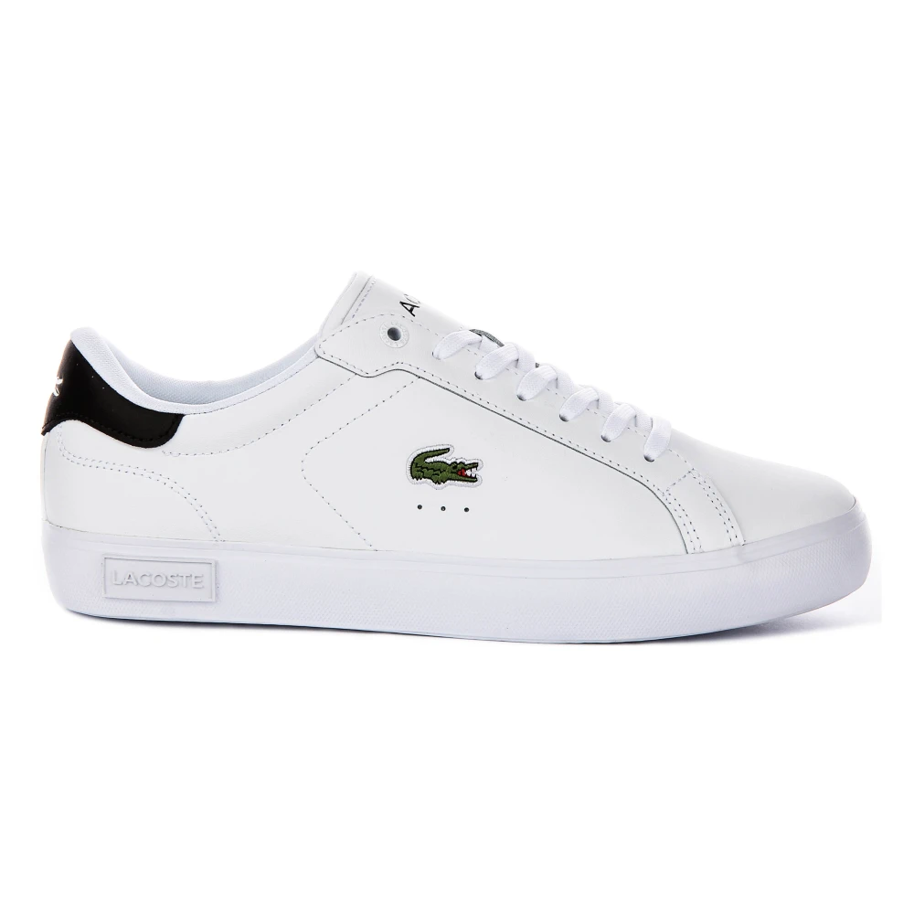 Lacoste Men's White Powercourt Lace-Up Court Trainer - Sneakers - 6 1/2 Uk - Shoes