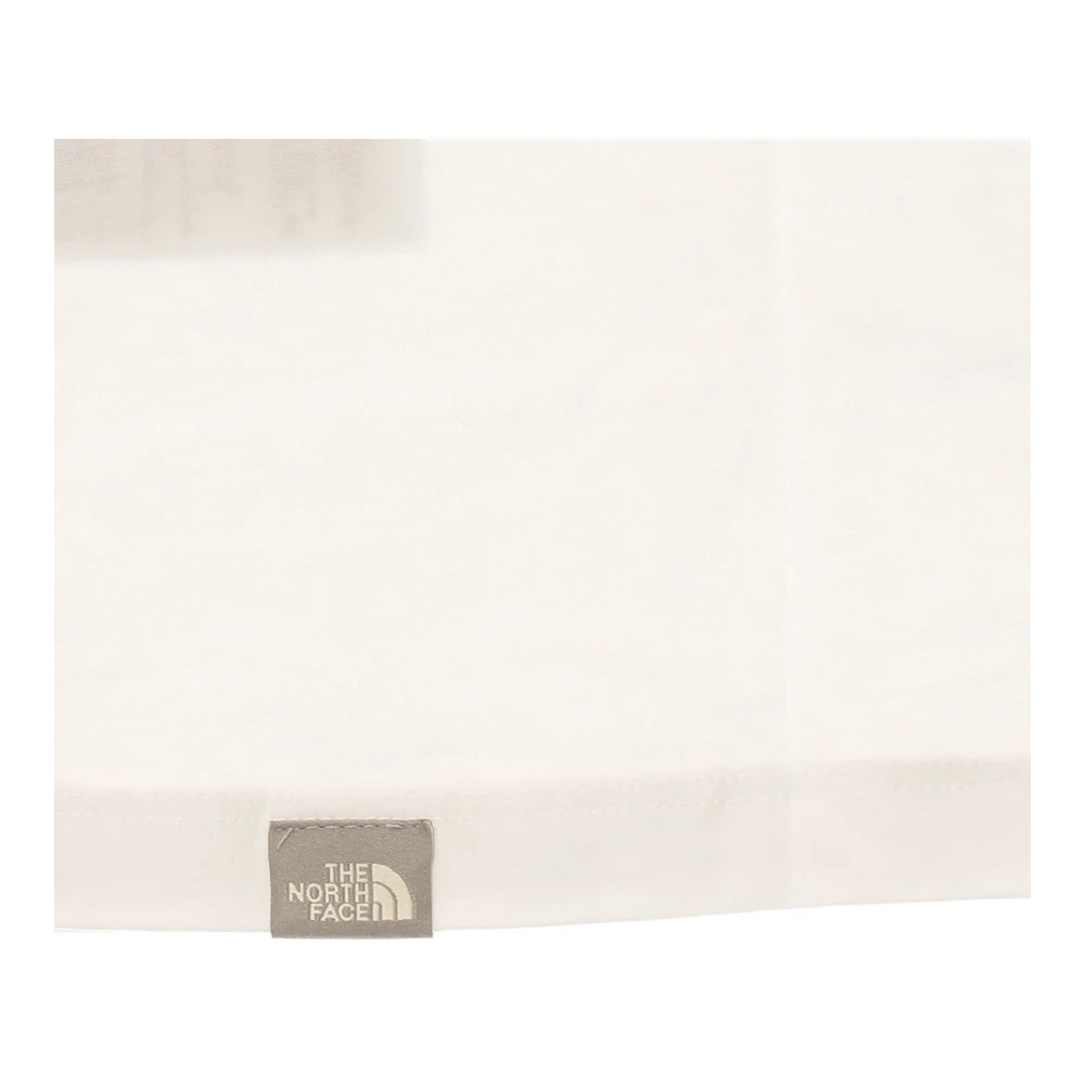 The North Face Witte Cropped Fijne Tee White Dames