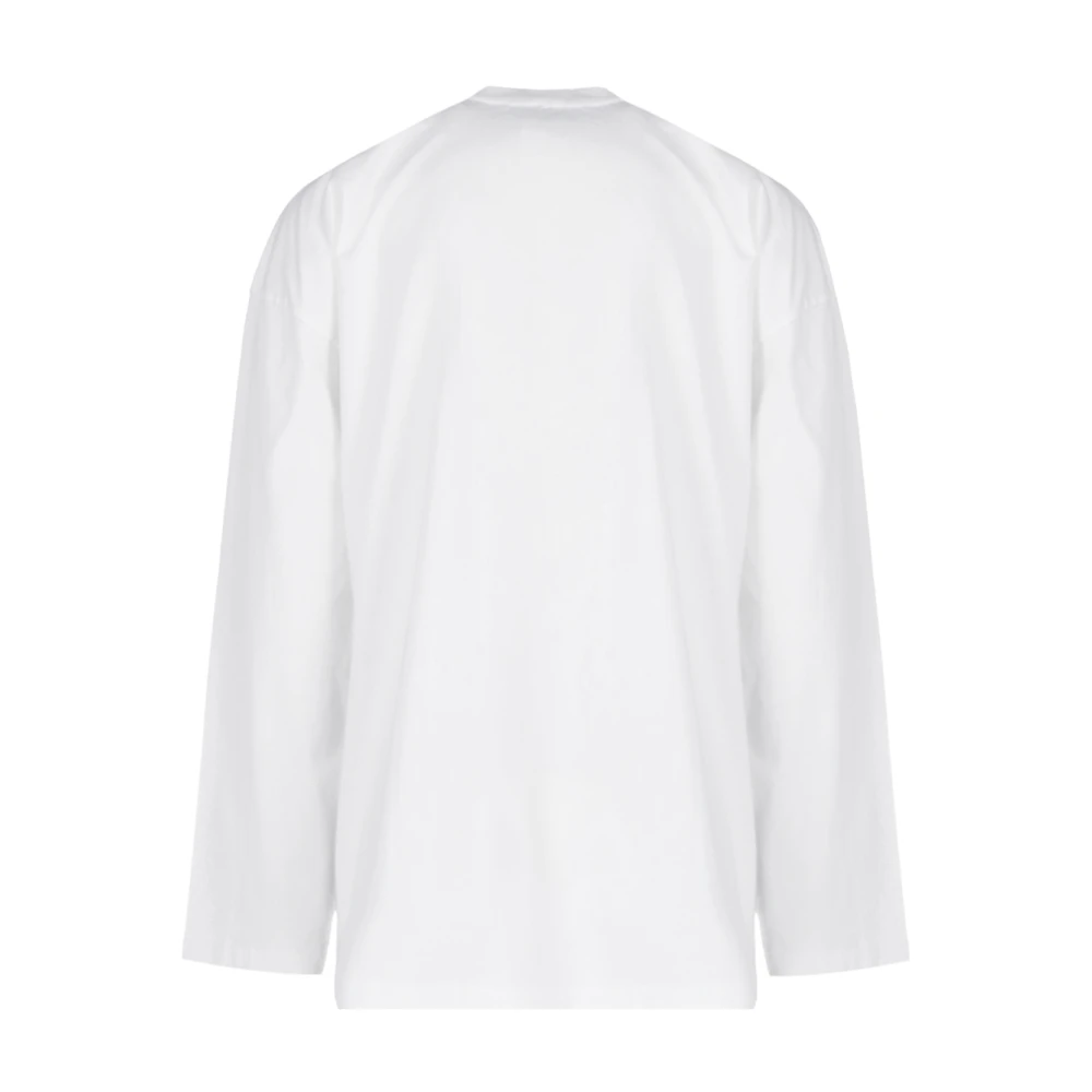 Off White Witte Logo T-shirt en Polo White Heren