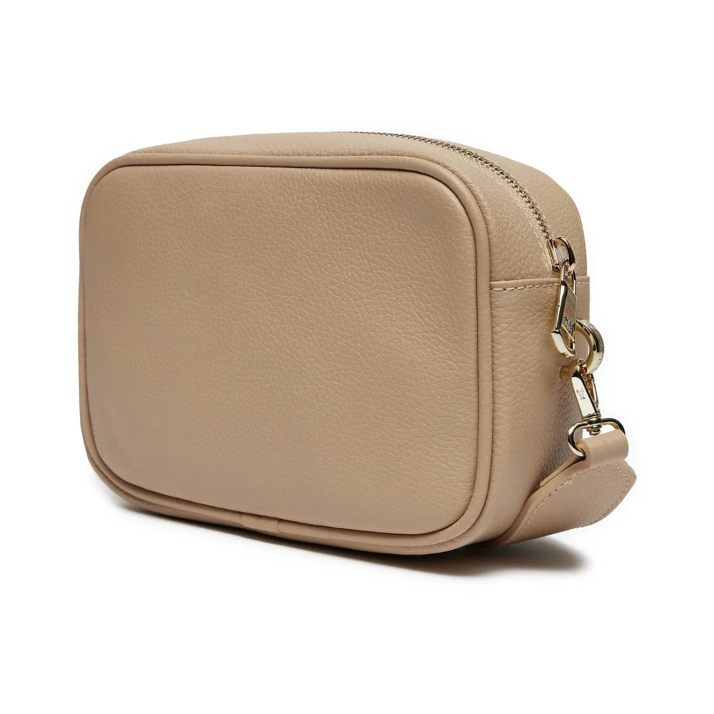 PATRIZIA PEPE Fly Camera Tas van Zacht Kalfsleer Beige Dames