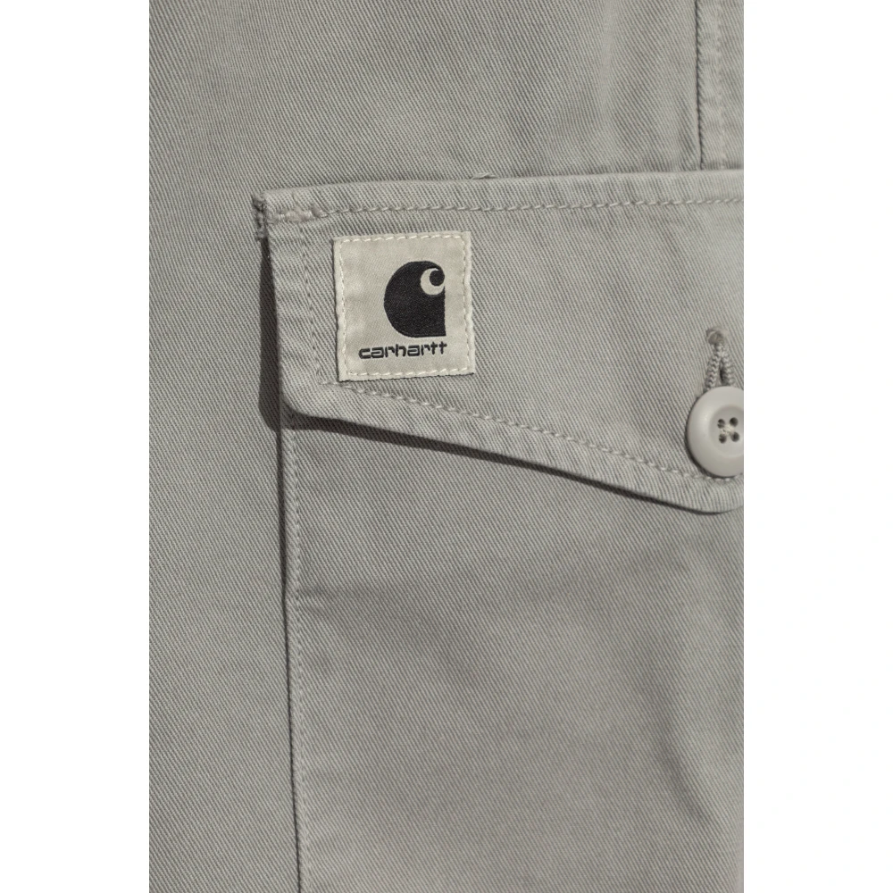 Carhartt WIP Cargo broek Gray Dames