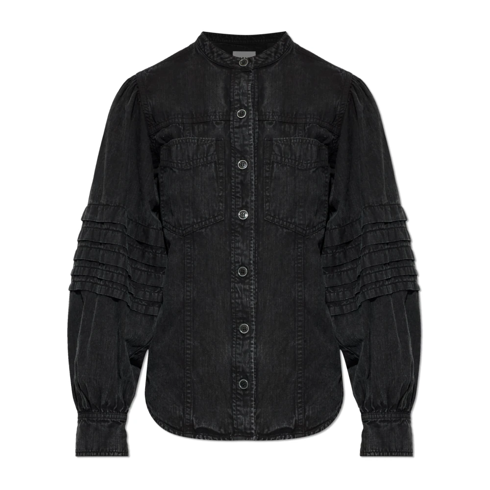 Marant Étoile Svart Mileda Denimskjorta