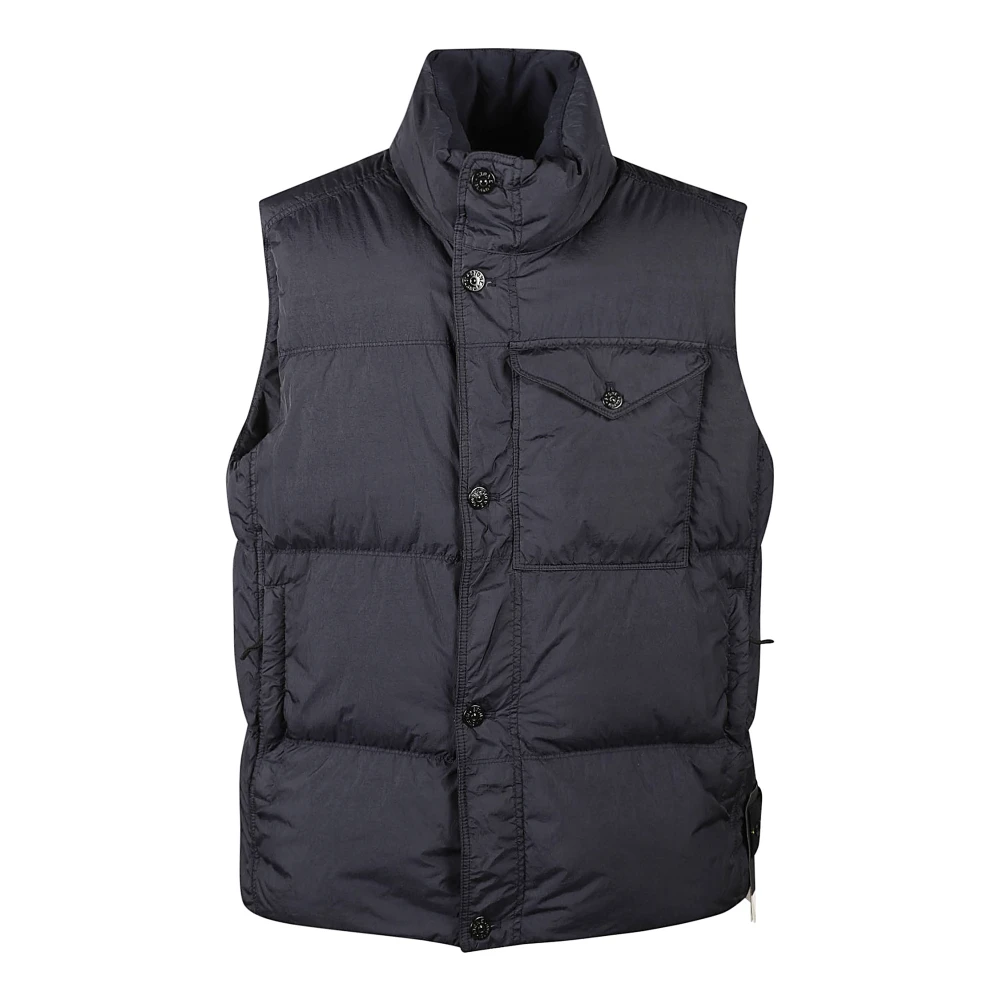 Stone Island Blauwe Jassen voor Mannen Blue Heren