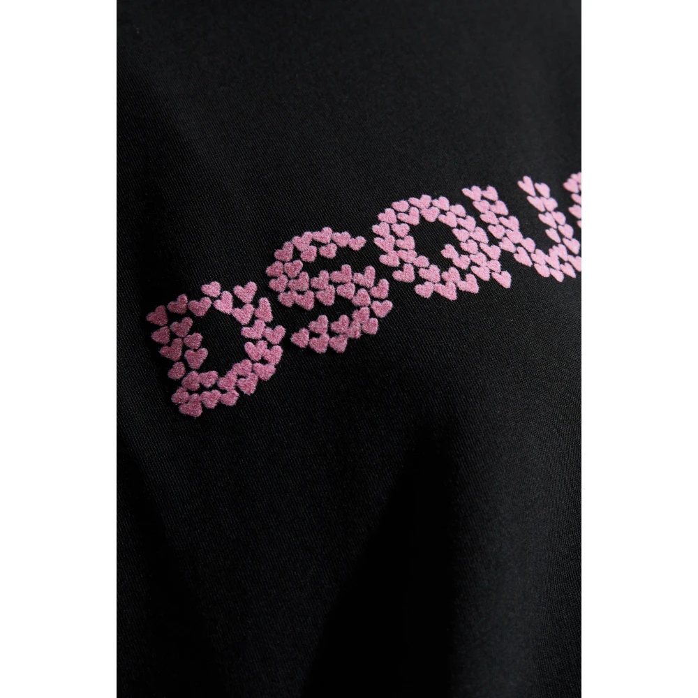 Dsquared2 Sweatshirt met logo Black Dames