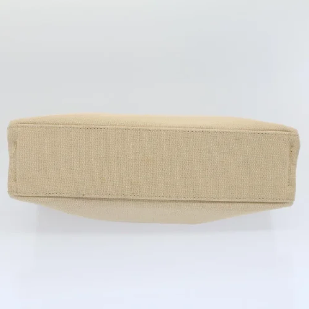 Burberry Vintage Pre-owned Canvas handbags Beige Dames