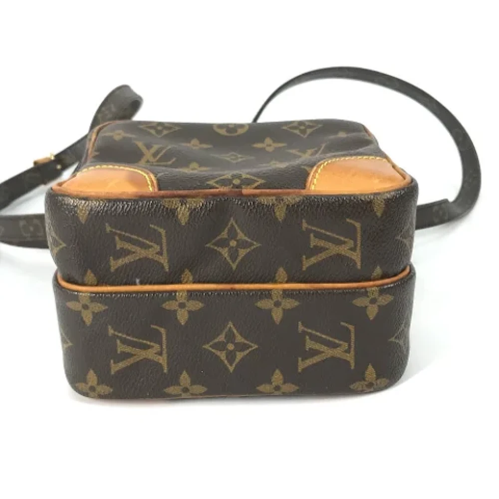 Louis Vuitton Vintage Pre-owned Cotton louis-vuitton-bags Brown Dames