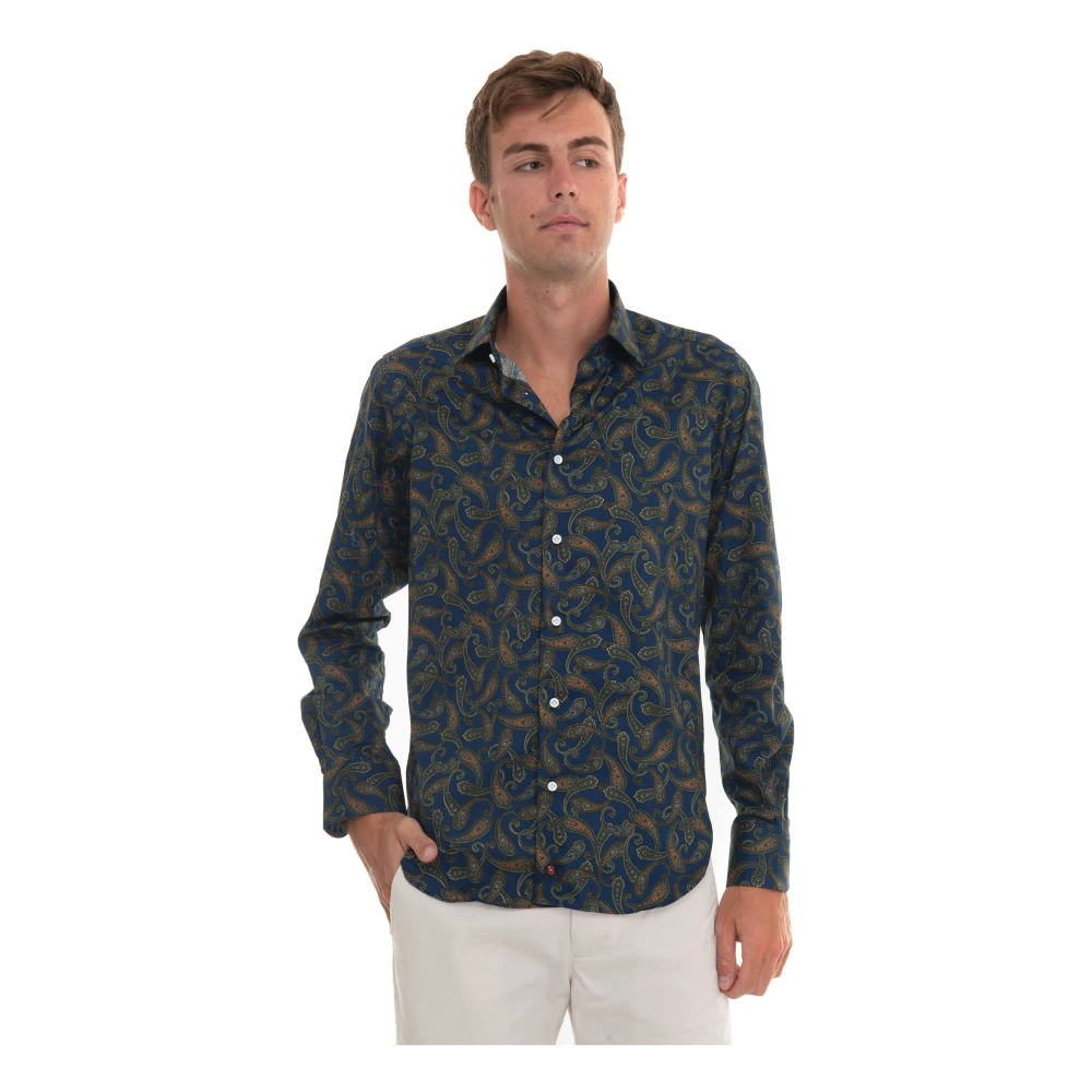 Càrrel Slim Fit Overhemd Cashmere Fantasy Blue Heren