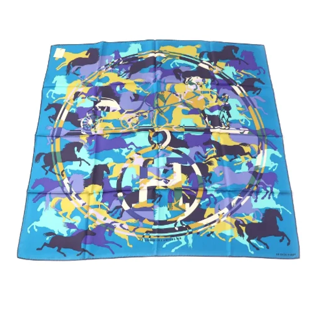 Pre-owned > Pre-owned Accessories > Pre-owned Scarves - - Hermès Vintage - Modalova