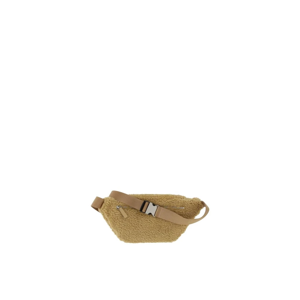 Dsquared2 Shearling Icon Lettering Fanny Pack Brown Heren