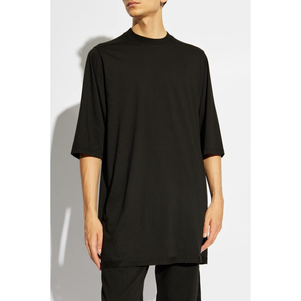 Rick Owens T-shirt Jumbo Black Heren