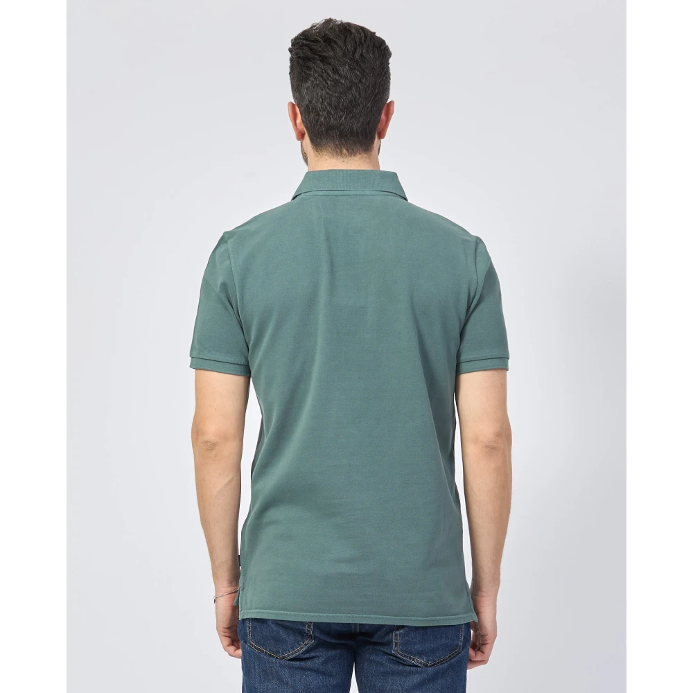 Ecoalf Biologisch Katoenen Polo Groen Green Heren
