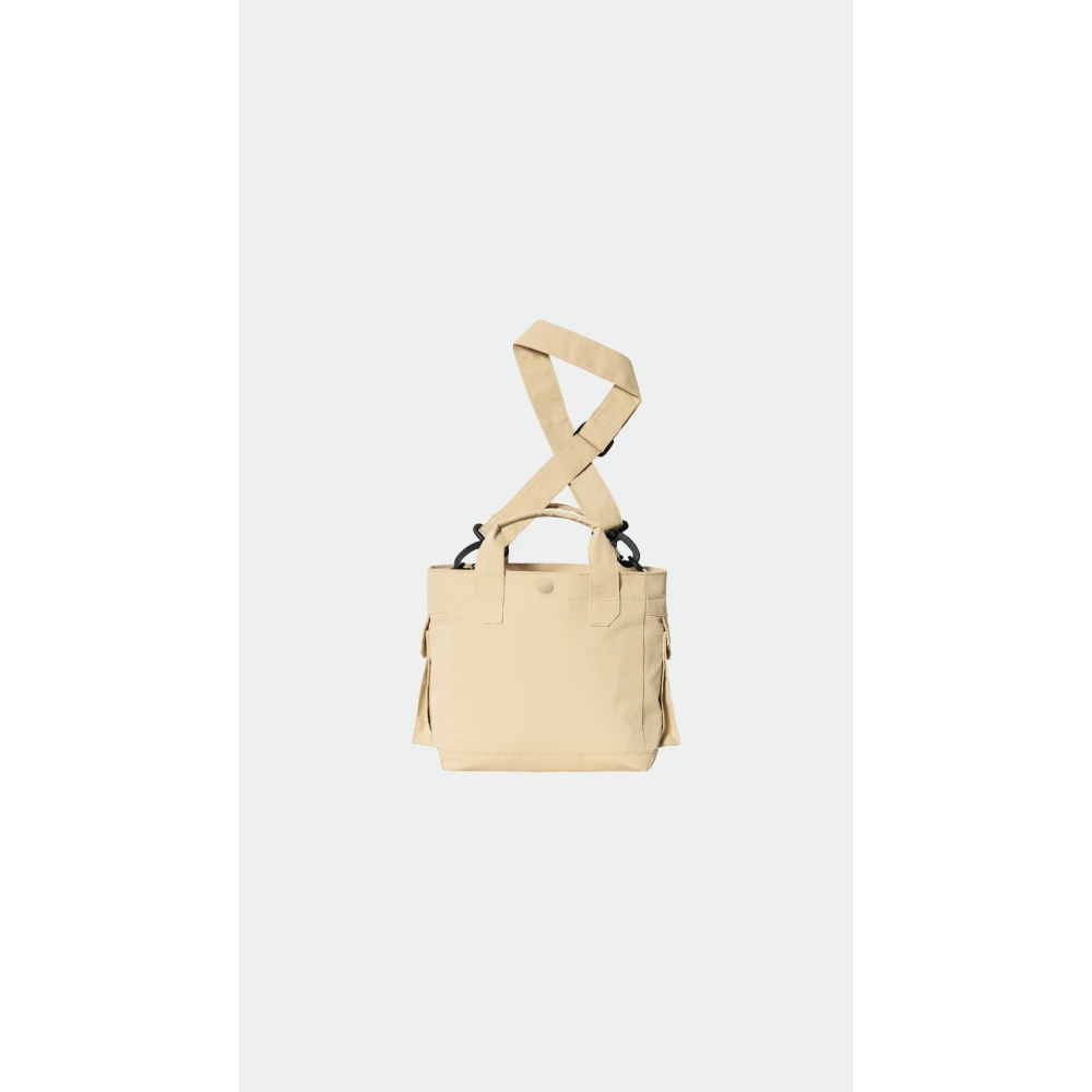 Carhartt WIP Waterafstotende Tas met Reflecterend Label Beige Heren