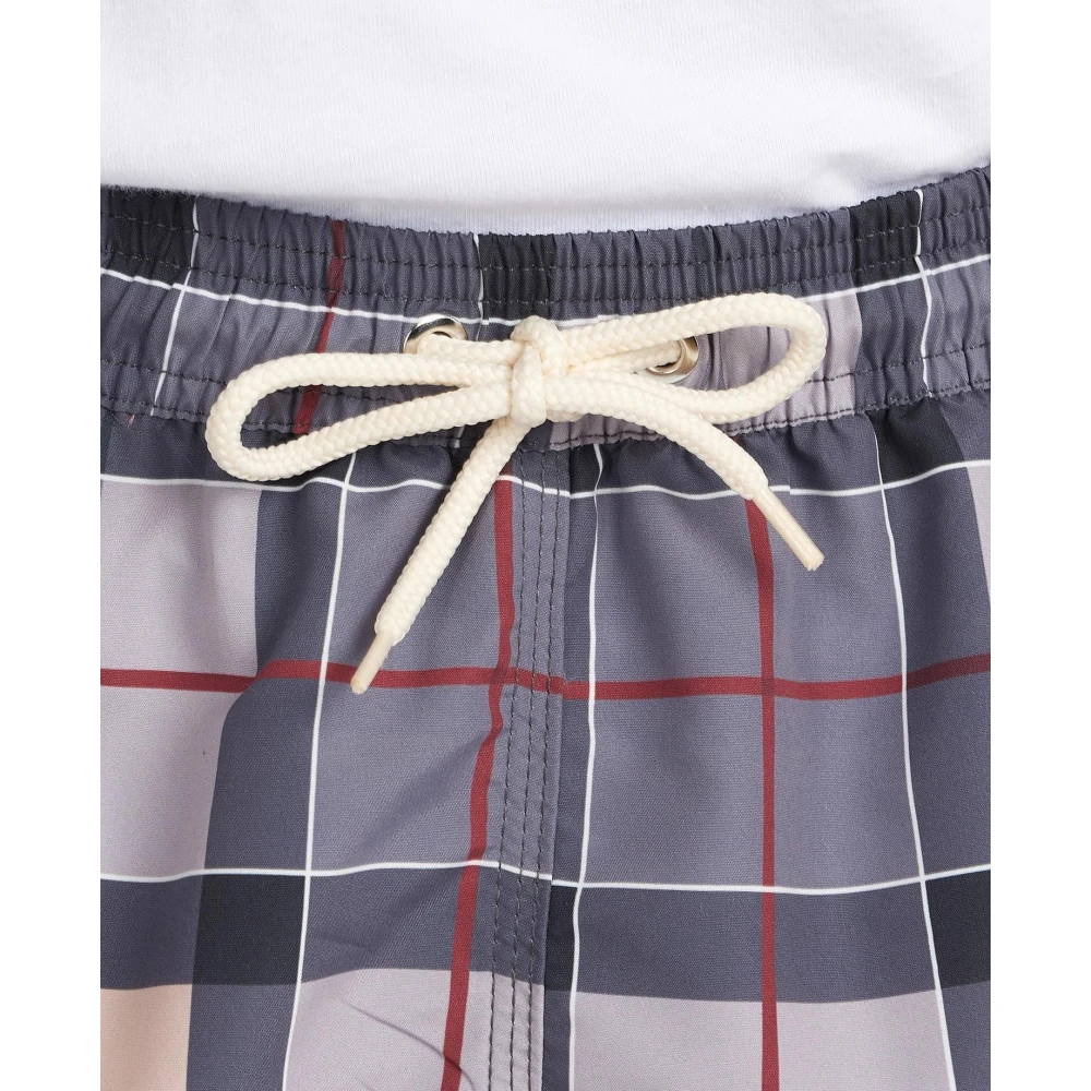 Barbour Tartan Swin Clic Zwemshorts Purple Heren