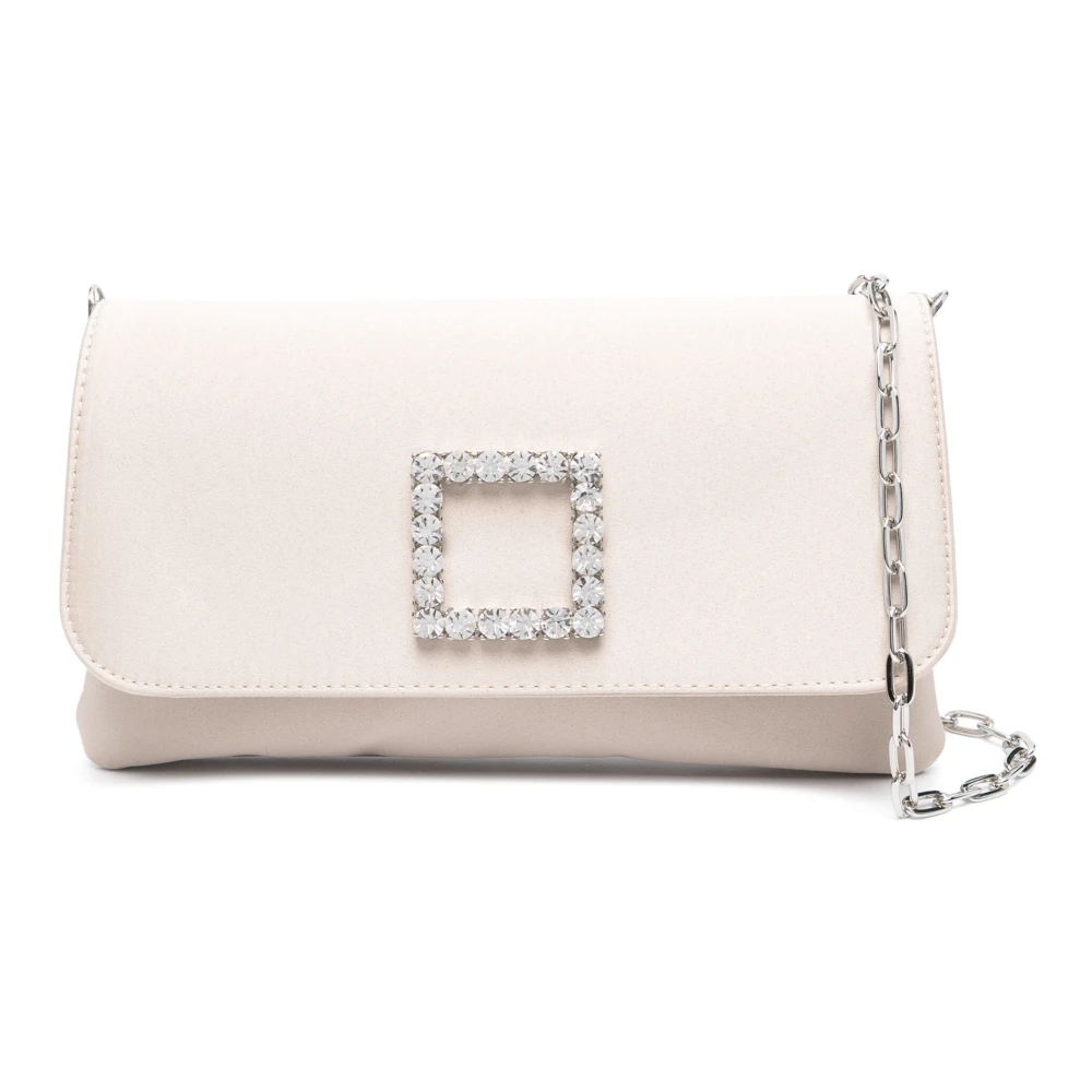 Roberto Festa Capri Lux Satin Schoudertas Beige Dames