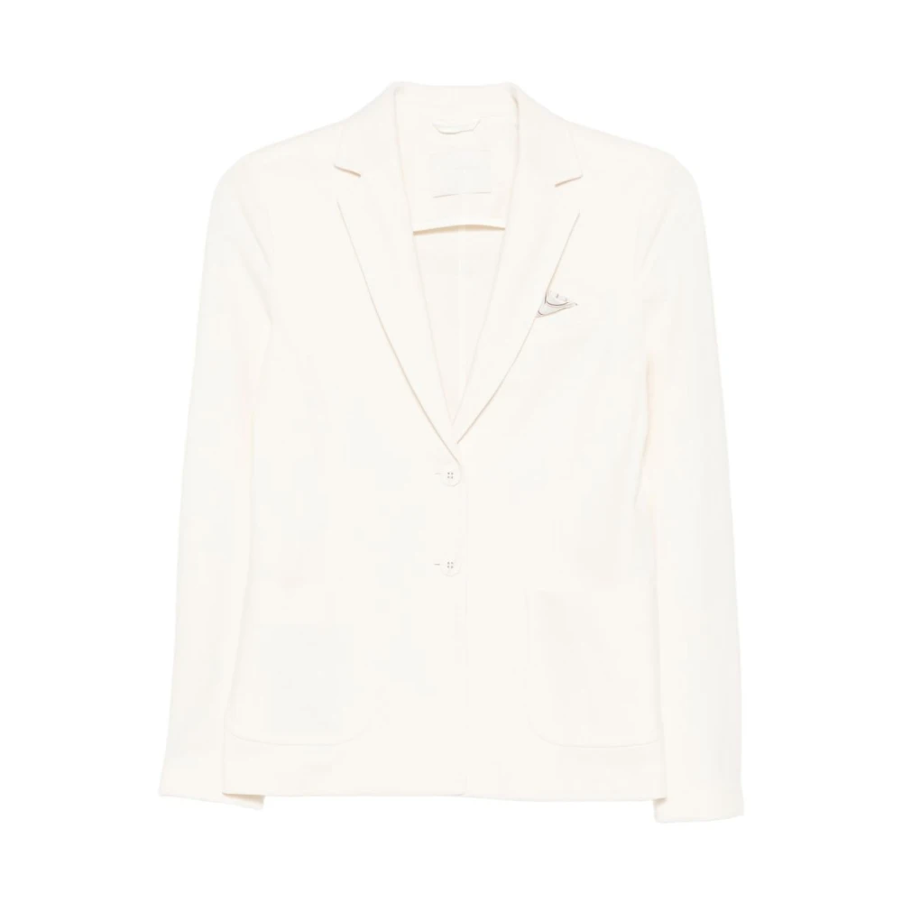 Circolo 1901 Women's White Blazer Jacket - Blazers - Xl - Jackets