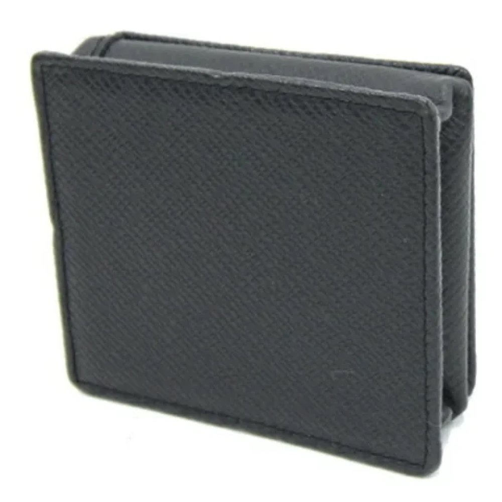 Louis Vuitton Vintage Pre-owned Leather wallets Black Heren
