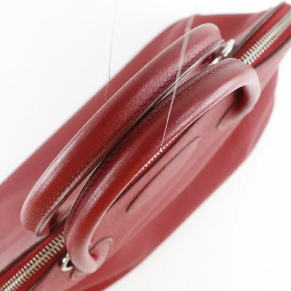 Hermès Vintage Pre-owned Leather handbags Red Dames