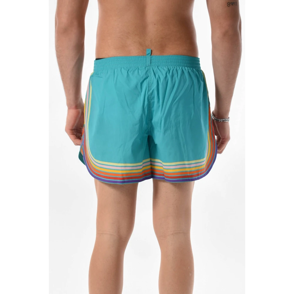 Dsquared2 Regenboog Print Boxershorts Multicolor Heren