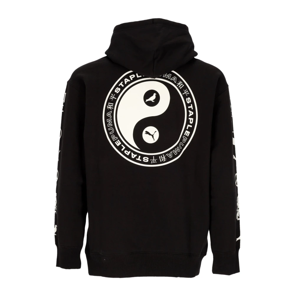 Puma Grafische Hoodie X Staple Zwart Black Heren