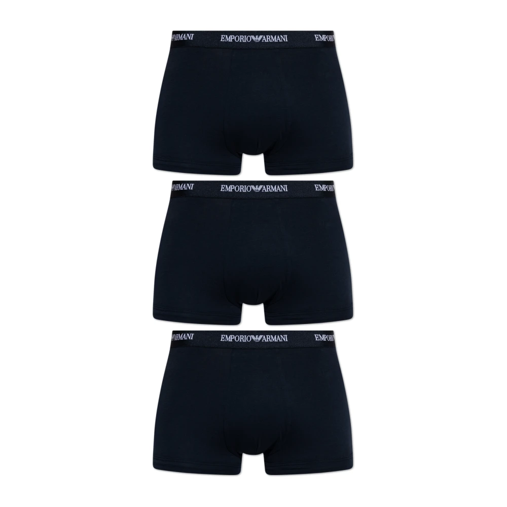 Emporio Armani Herren Blau Unterwäsche, Sgröße: