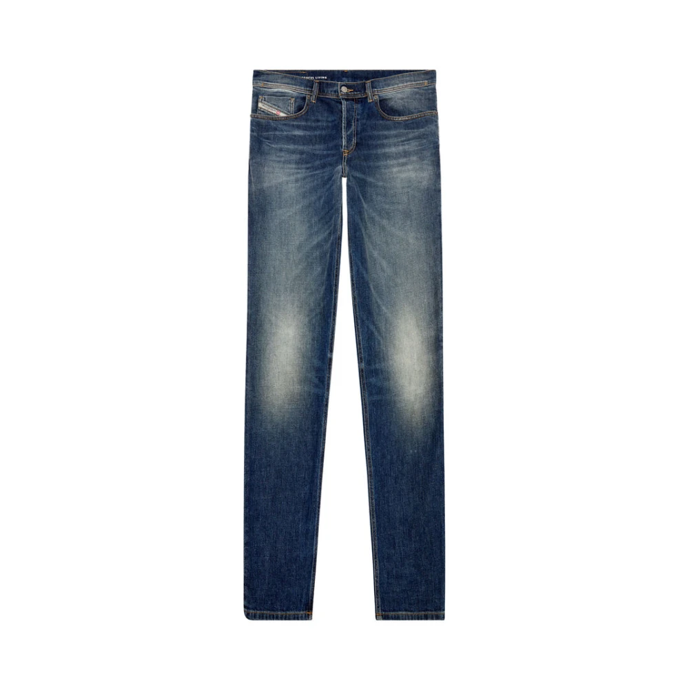 Diesel Men's Blue Classic Denim Jeans For Everyday Wear