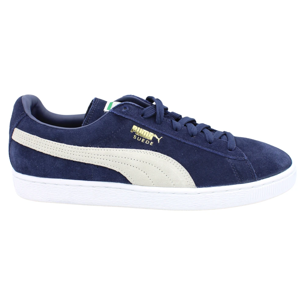 Puma Suede Veterschoenen Rubberen Zool Heren Schoenen Blauw