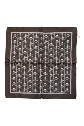 Skull Silk Square Scarf