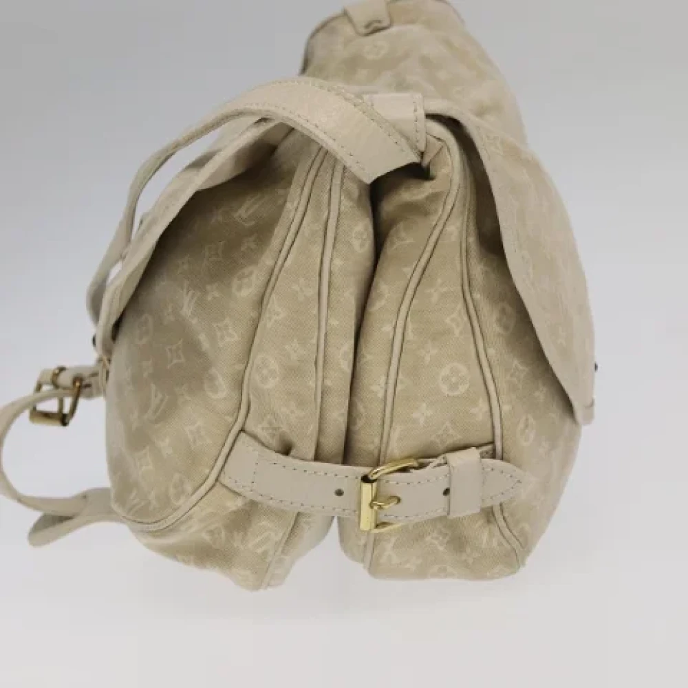 Louis Vuitton Vintage Pre-owned Canvas shoulder-bags Beige Dames