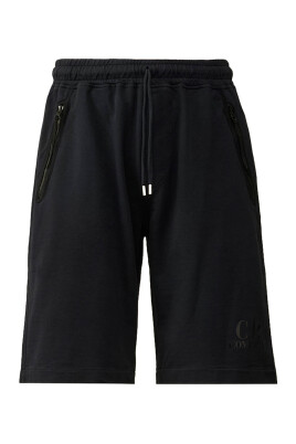 blue-logo-print-cotton-shorts