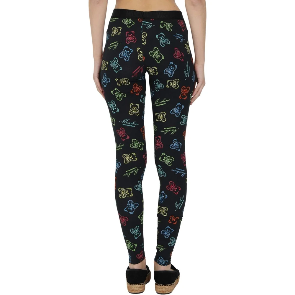 Moschino Stijlvolle Leggings voor Vrouwen Black Dames