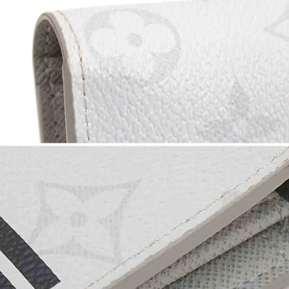 Louis Vuitton Vintage Pre-owned Canvas wallets White Heren