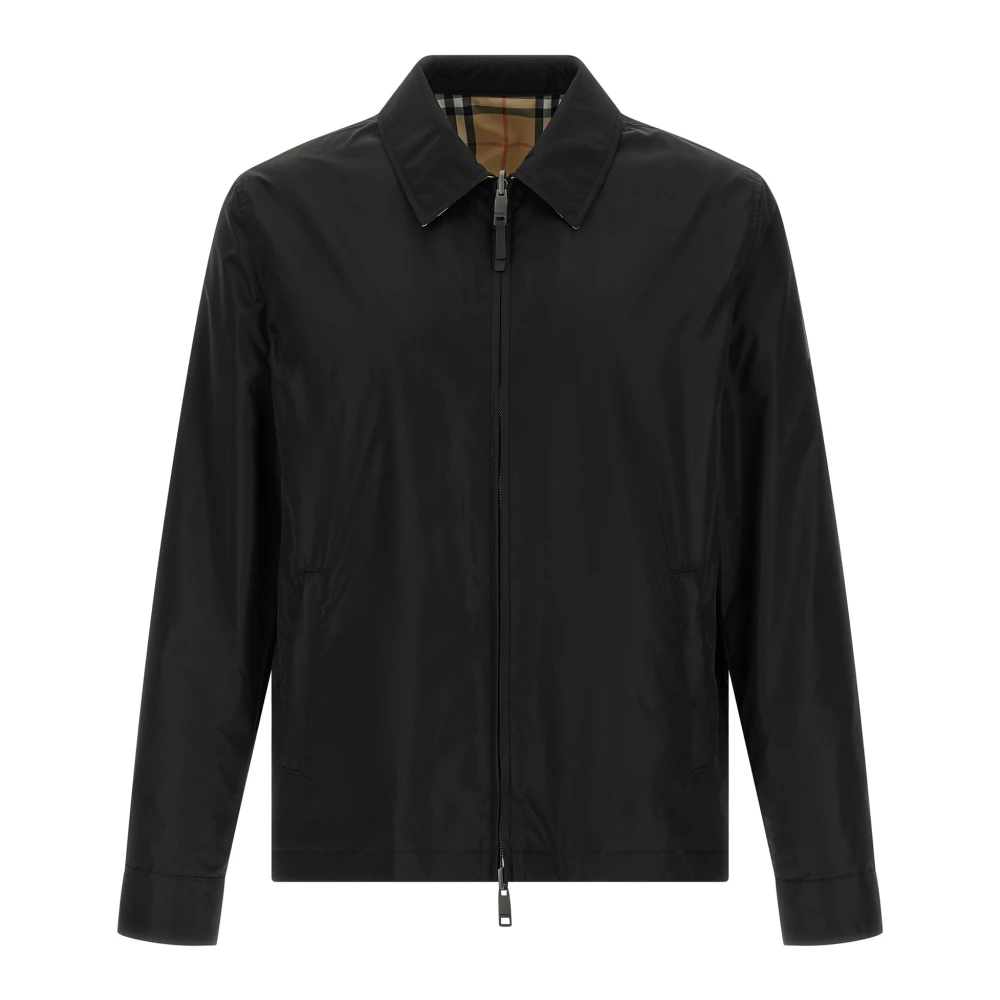 Burberry Men's Black Light Jackets, 2XL, Bloomsbury Reversible Jacket
