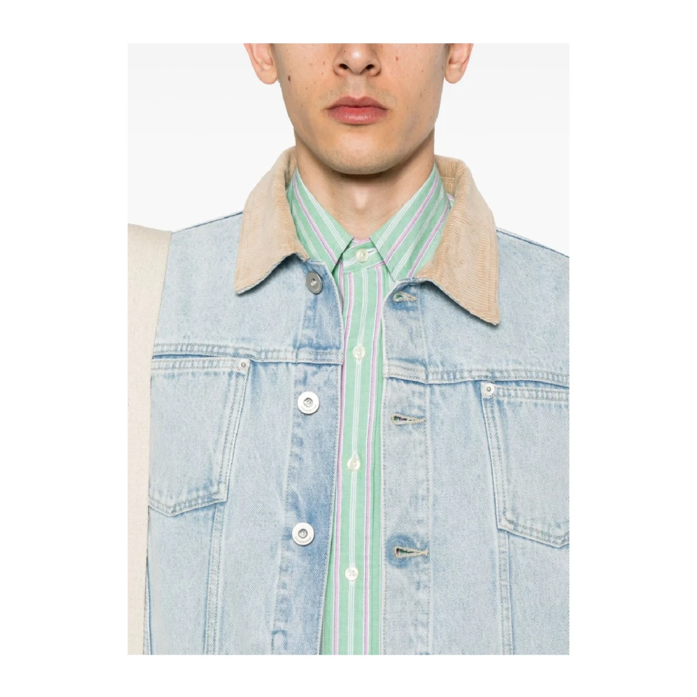 Drole de Monsieur Denim Jack Collectie Blue Heren