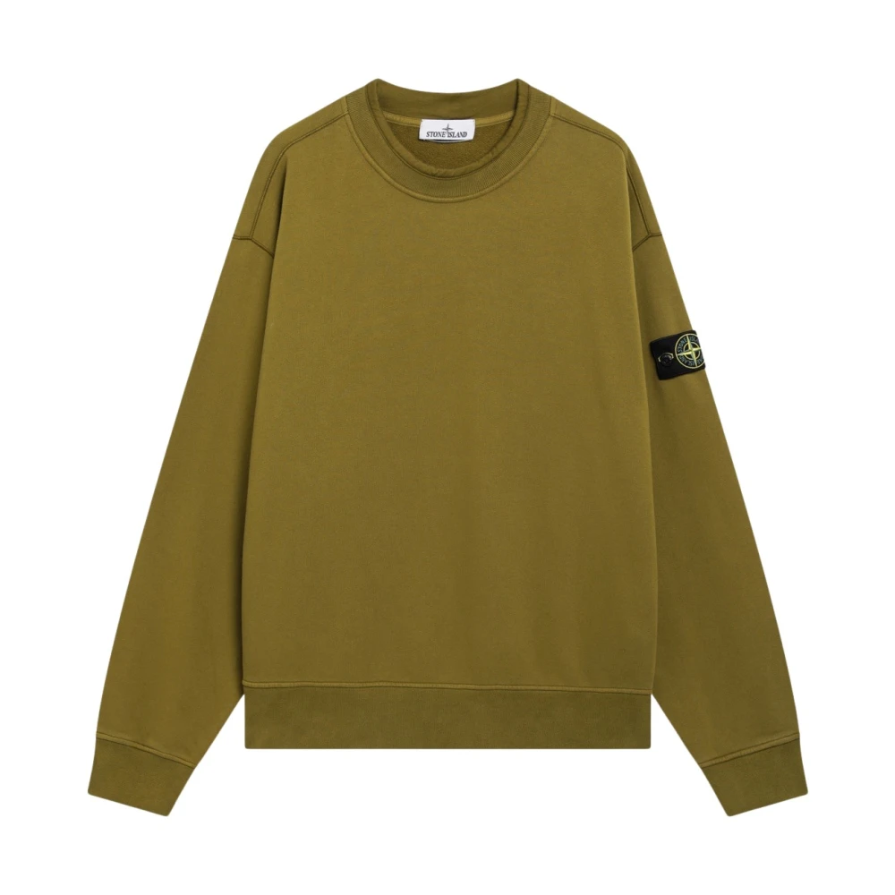 Stone Island , Sweatshirts, Male, Green, 2XL, Crewneck Sweatshirt