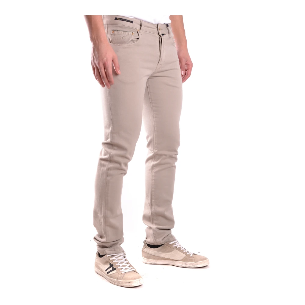 PT Torino Slim-Fit Stijlvolle Jeans voor Mannen Beige Heren