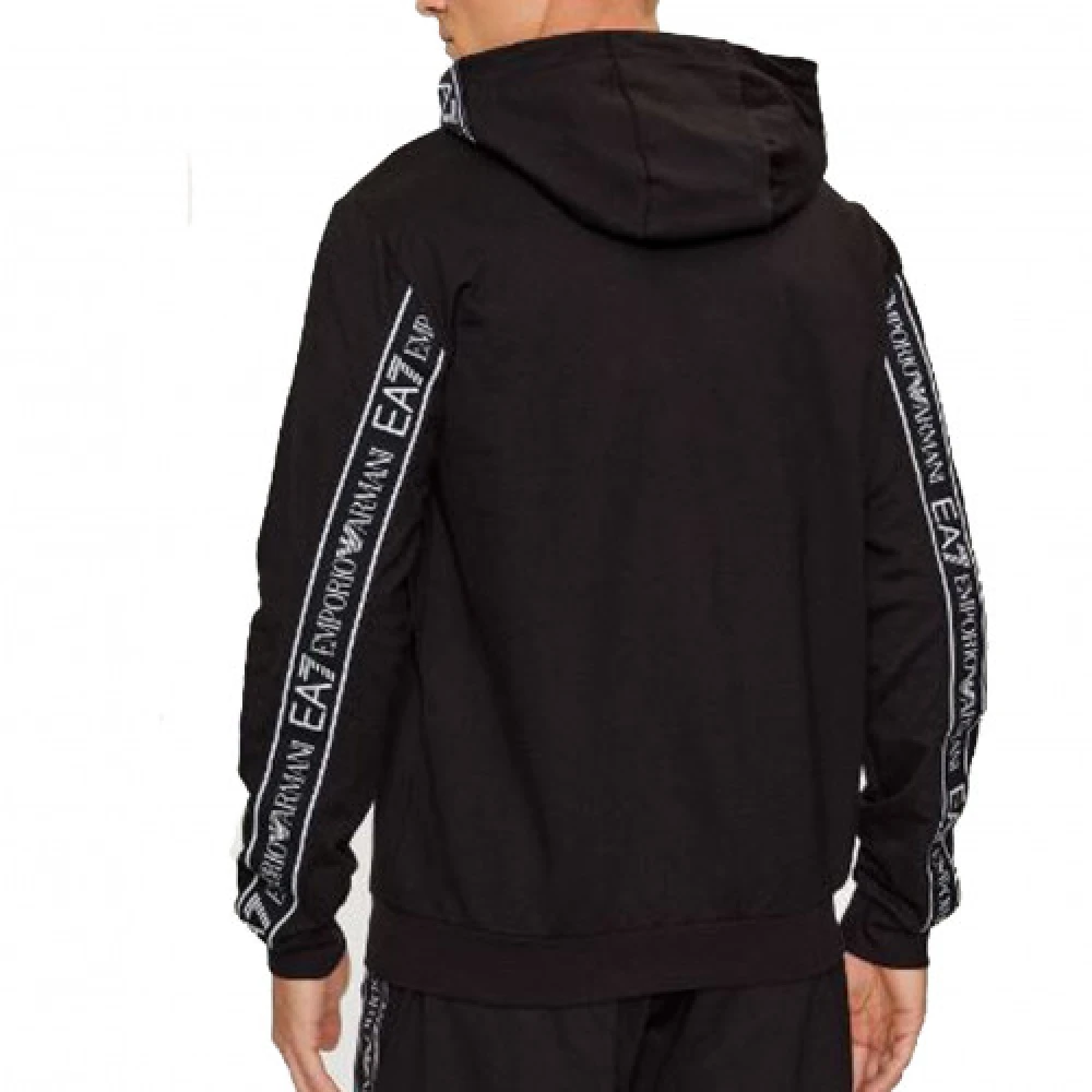 Emporio Armani EA7 Nieuwe EA7 Armani Hoodie Zwart Black Heren