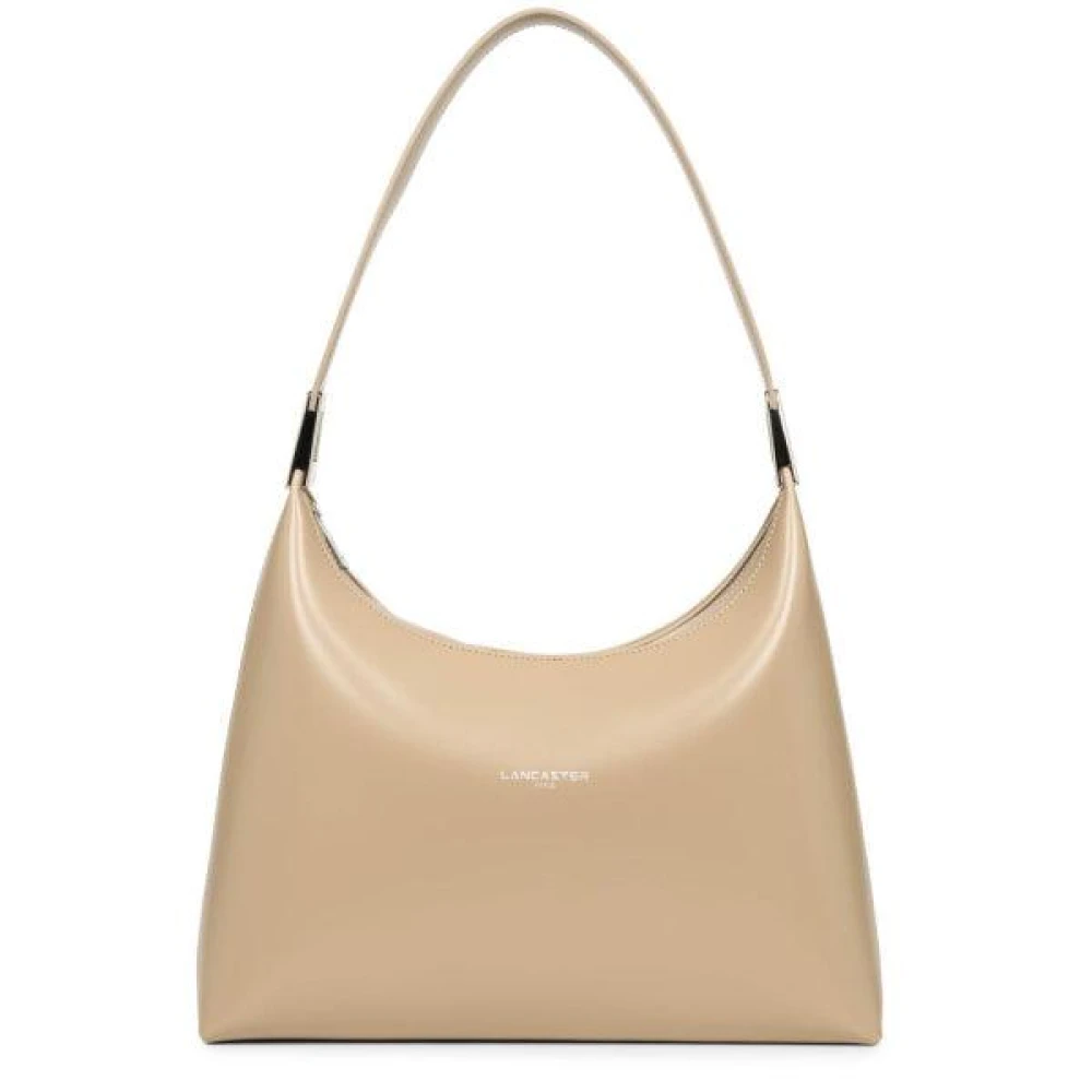 Lancaster Beige Shoulder Bags, Female, One Size, Suave Ace Nude Crossbody Bag