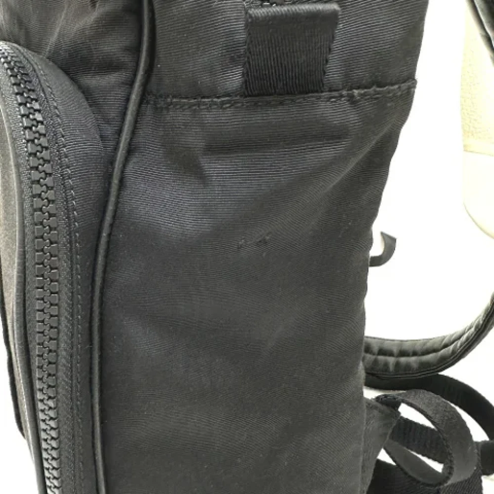 Gucci Vintage Pre-owned Canvas shoulder-bags Black Dames