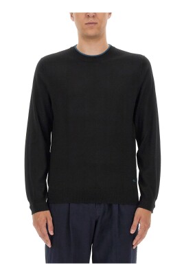 Pull Col Rond Homme Paul Smith - Noir - Taille 2XL - 100% Coton - Occasion