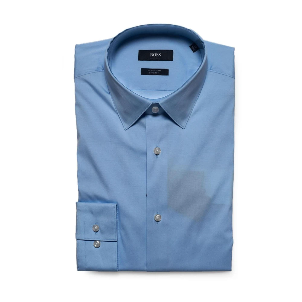 Boss Herwing Overhemd Italia Extra-Slim Fit Blue Heren