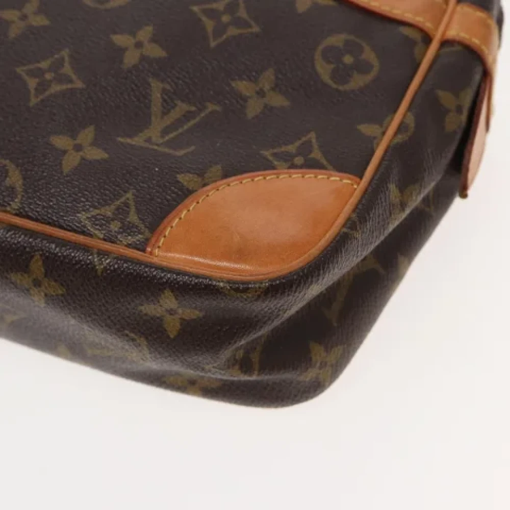 Louis Vuitton Vintage Pre-owned Canvas clutches Brown Dames