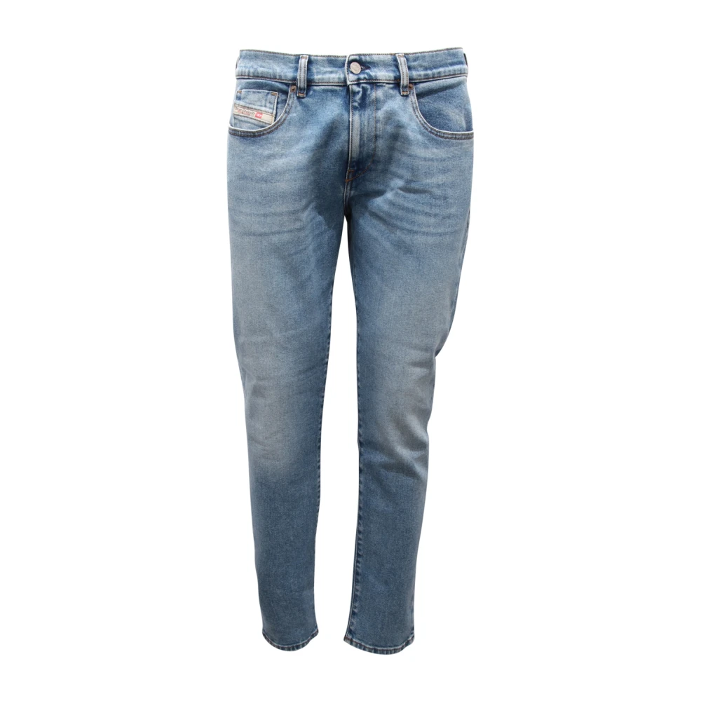 Diesel Uomo Blu Slim D-Strukt Denim Trousers