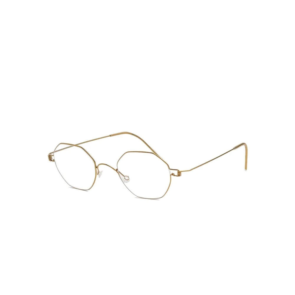 Lindberg Unisex Yellow Glasses, 47 Mm, Esther Pgt Optical Frame