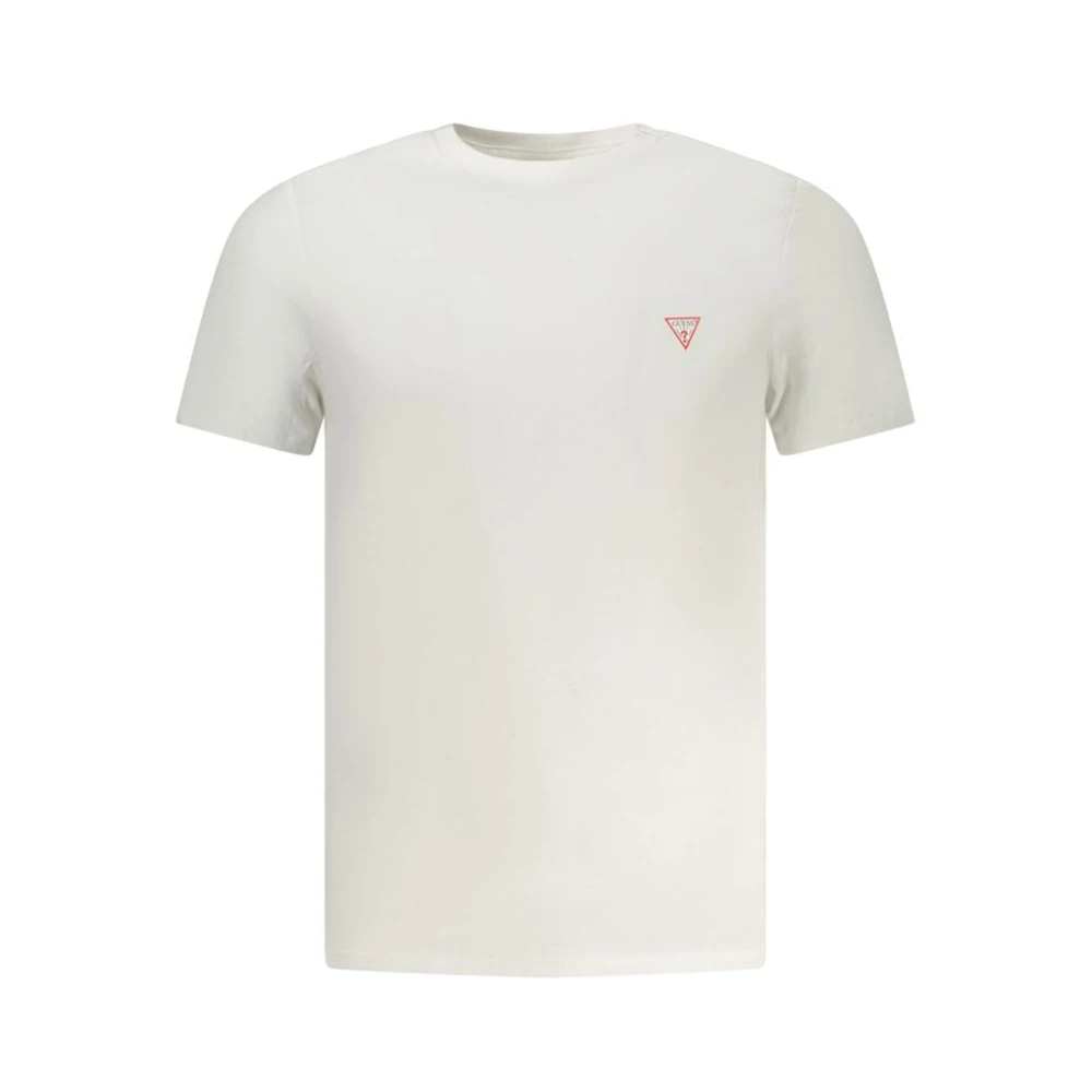 Guess Men's White T-Shirt - T-Shirts - 2XL - Tops