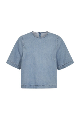 denim-blus-med-korta-armar