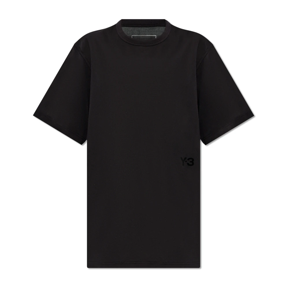 Y-3 T-shirt met zakken Black Dames