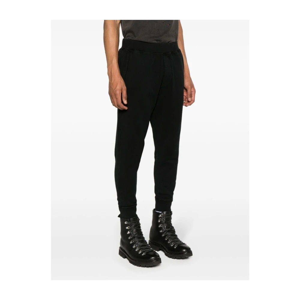 Dsquared2 Zwarte Relax Dan Broek Black Heren