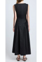 robe-silhouette-noire-a-bretelles-ajustables
