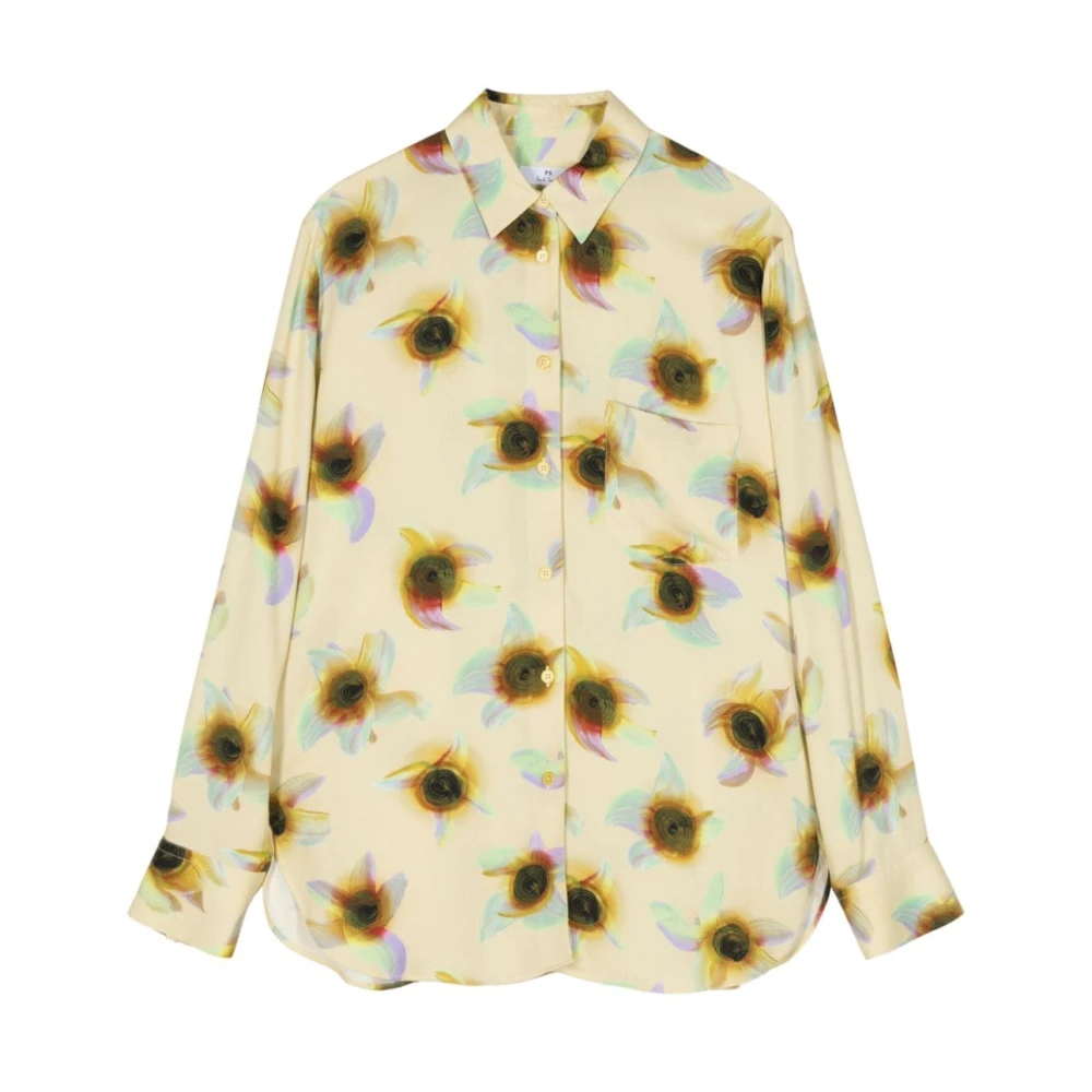Paul Smith Gele Ibiza Sunflair Print Overhemd Multicolor Dames