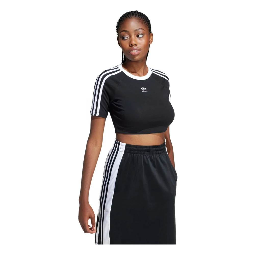 Adidas 3 Strepen Baby T-shirt Black Dames